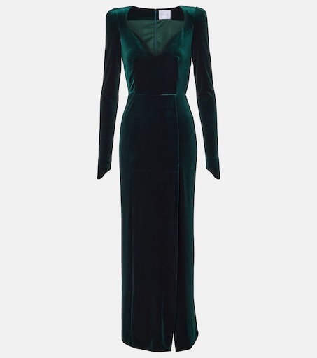mytheresa green dress Green Silk Saree & Kurta: Couple Dress Elegance main image 0