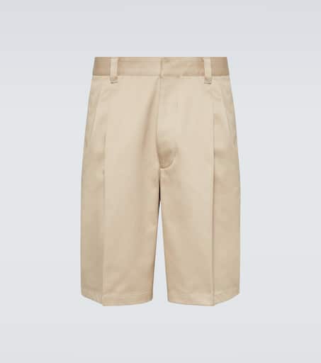 ショーツ PRADA BEIGE COTTON BLEND SHORTS Prada Beige Cotton Blend Short – LOZURI®