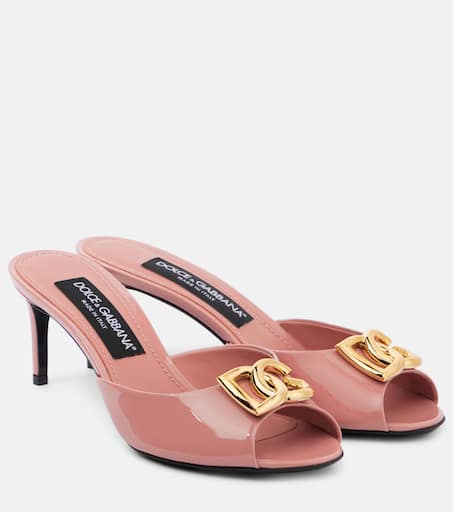 【関税＆送料込み】Dolce & Gabbana Mules Con Tacco Basso E DOLCE GABBANA KERAMIK VERNICE MAJOLICA PUMPS SCHUHE SANDALEN