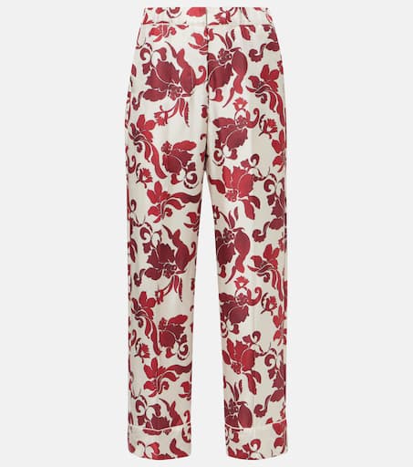 ☆'S Max Mara☆入手困難☆お洒落Twill Pajama Pants/LEDA S Max Mara LEDA Patterned twill pyjama trousers | REVERSIBLE
