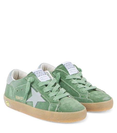 Super Star suede sneakers in green - Golden Goose Kids Super Star suede sneakers in green - Golden Goose Kids