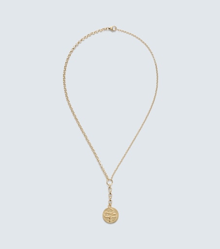 Wholeness Medium 18kt gold pendant necklace with diamond