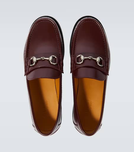 Burgundy sale gucci shoes