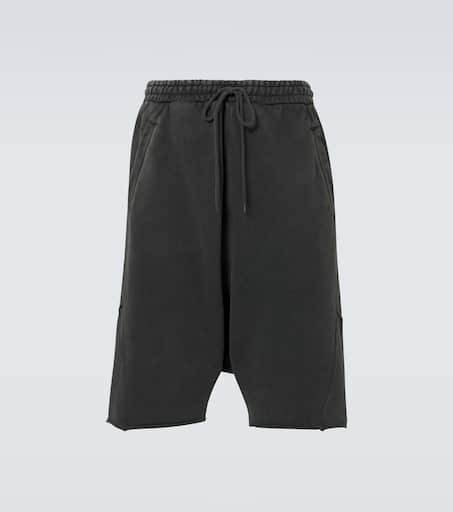 Heavy cotton jersey shorts in black - Entire Studios | Mytheresa