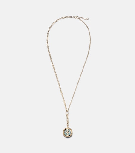 Reverie Medium 18kt gold pendant necklace with diamonds