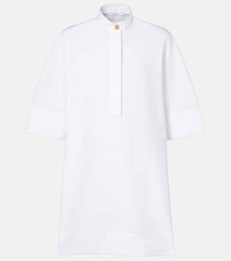 Cotton poplin shirt dress in white - Givenchy | Mytheresa