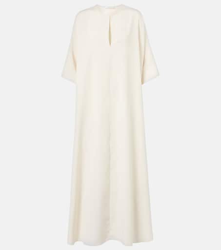 パーティードレス [The Row] Nicas Dress in Silk White Silk Nicas Dress | THE ROW - Antonia