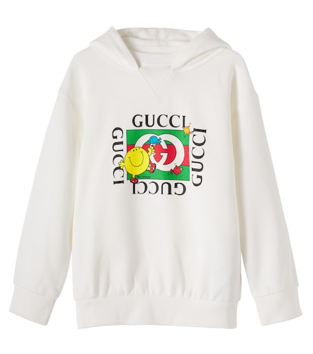 x Mr. Men Little Miss cotton hoodie in white - Gucci Kids | Mytheresa