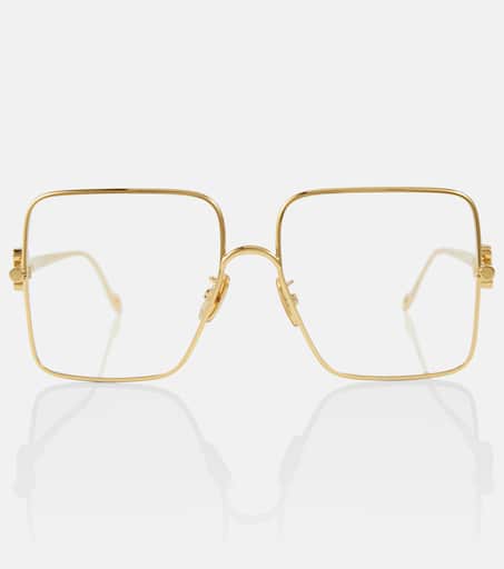 Anagram oversized glasses in gold - Loewe | Mytheresa