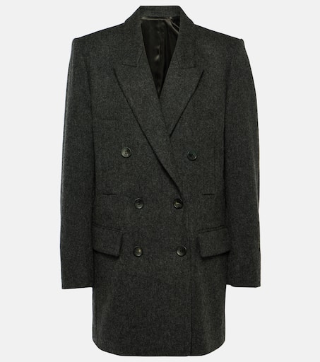 Floyd oversized wool blazer in grey - Isabel Marant | Mytheresa