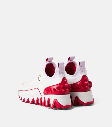 Christian Louboutin Kids 미니 샤키루브 슬립온 스니커즈