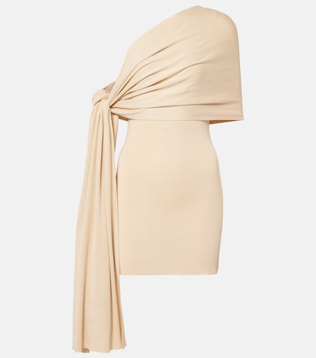 beige one shoulder dress Shannon Dress, in Champagne Luxe Satin, Size: Large | Show Me Your Mumu One Shoulder Sleeves Beige One-Shoulder Asymmetric Maxi Dress