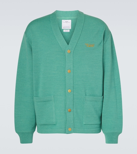 トップス visvim SELMER KNIT CARDIGAN GREEN 2 Selmer wool cardigan in green - Visvim | Mytheresa