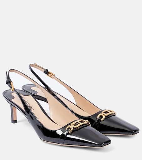 【関税＆送料込み】Tom Ford Leather Slingback PRINTED PYTHON PADLOCK SLINGBACK | Tom Ford Fashion