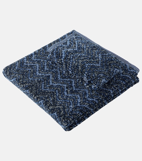 Azul set of 2 cotton terry towels in blue - Missoni | Mytheresa