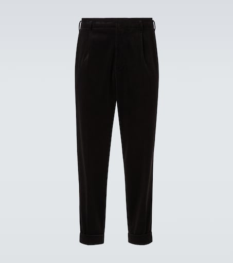 Brunello Cucinelli Cotton-blend corduroy straight pants