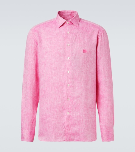Etro Pegaso linen shirt