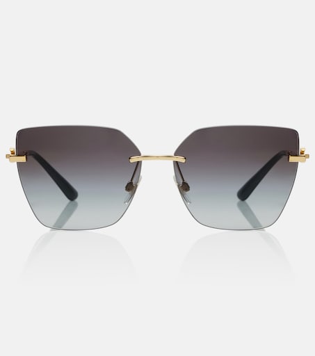 Women’s Ladies Juniors Girls Gold accented Dolce&Gabbana 54mm Cat Eye Sunglasses 25430961_55512938_1000.jpg main image 3