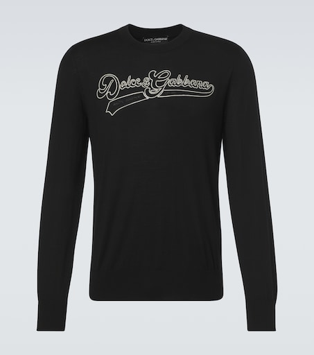 Dolce & Gabbana Logo virgin wool sweater