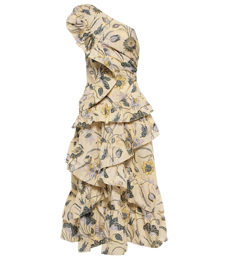 Ulla Johnson - Ondine floral one-shoulder midi dress