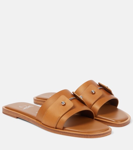 Christian Louboutin NWB Chambeliss Sandals Size 44 (US 11) in Brown Leather Christian Louboutin Women main image 3