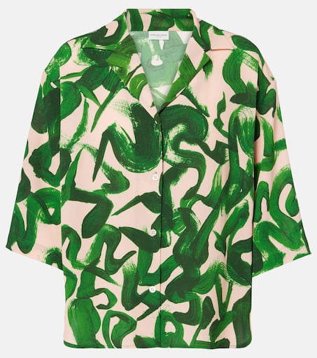 Tシャツ・カットソー DRIES VAN NOTEN Woman T-Shirt Green 0111601619 612 DRIES VAN NOTEN: T-shirt woman - Green | Dries Van Noten t