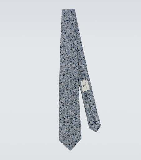 Etro Paisley silk tie
