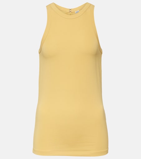 Top aus Jersey in Gelb - Toteme | Mytheresa