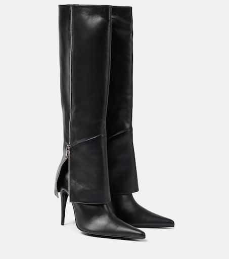 MAGDA BUTRYM 262424BLACK 関税送料込 Magda Butrym Draped Leather Corset | Black | FARFETCH