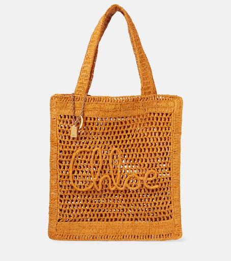 ハンドバッグ CHLOE' BORSA Kerala 25 in rafia e pelle Chloé Borsa Cesto Grande Kerala 25 In Rafia | Chloé IT