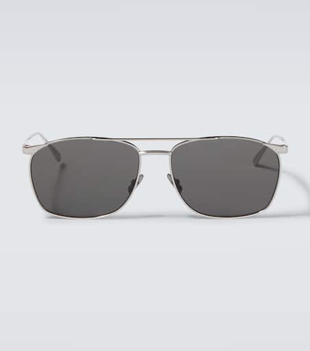 モダン♪◇Aviator Flame サングラス◇Saint Laurent Buy Saint Laurent Aviator Sunglasses 'Black' - SL416MASK