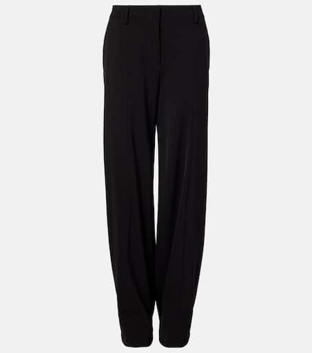 パンツ JEAN PAUL GAULTIER Women Straight Pants PA189 C08400 Black Mid-rise straight pants in black - Jean Paul Gaultier