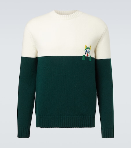 Loewe x Louis Wain embroidered wool sweater