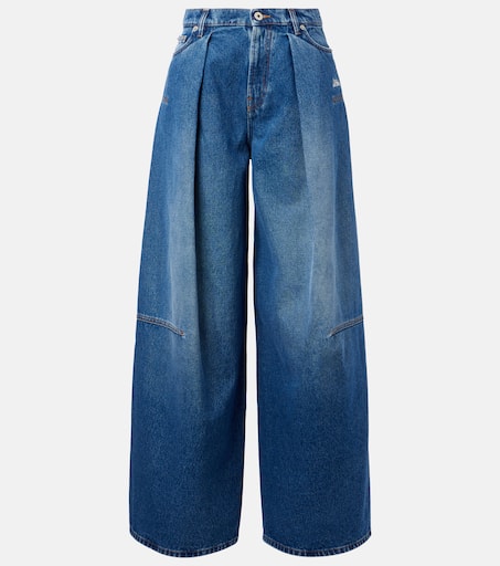 デニム・ジーパン JEAN PAUL GAULTIER Wide jeans Blue Wide-leg jeans in blue - Jean Paul Gaultier | Mytheresa