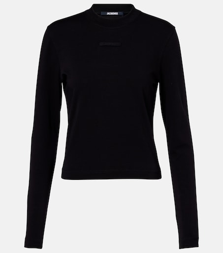 Jacquemus Logo cotton-blend jersey T-shirt