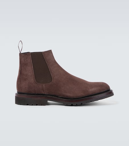 Jason suede Chelsea boots in brown - George Cleverley | Mytheresa