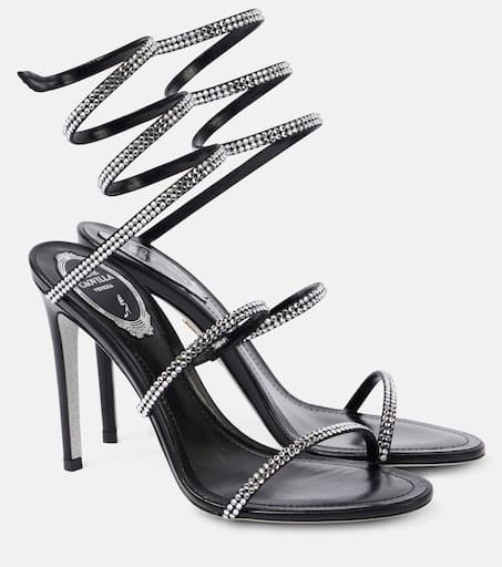 サンダル・ミュール Rene Caovilla 'Braid Cleo' sandals (C12542105R001 W103) Jeweled Trigold Cleo Three-Toned Sandal 105 | Rene Caovilla®