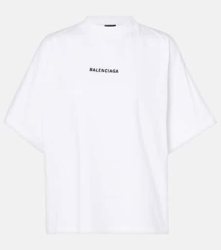 Tシャツ・カットソー BALENCIAGA Woman T-Shirt Black 818431TRVL5 1000 P01058277.jpg