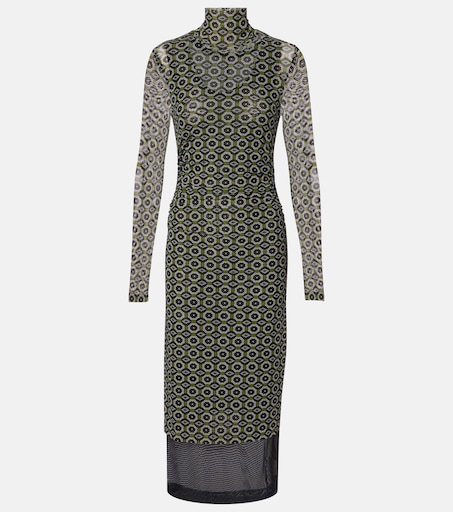 Printed midi dress