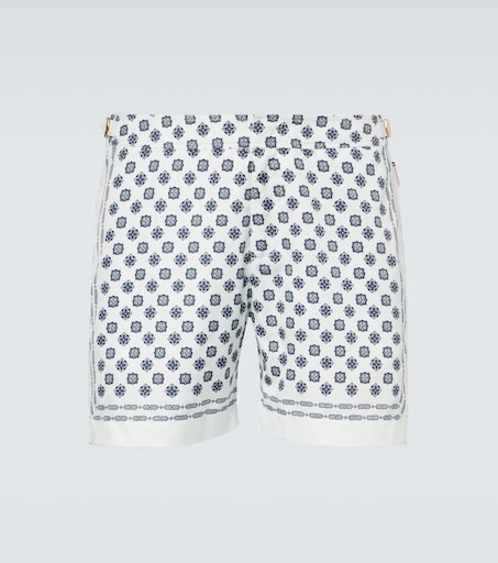 Orlebar Brown Bulldog printed swim trunks