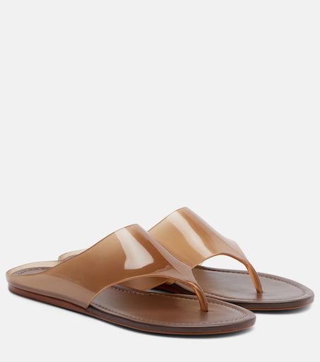 Farm Rio Farm Rio Leather Sandals, Brown — summer 2026 fashion trend
