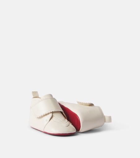 Christian Louboutin Kids 베이비 이지 베이비 러브 가죽 부티
