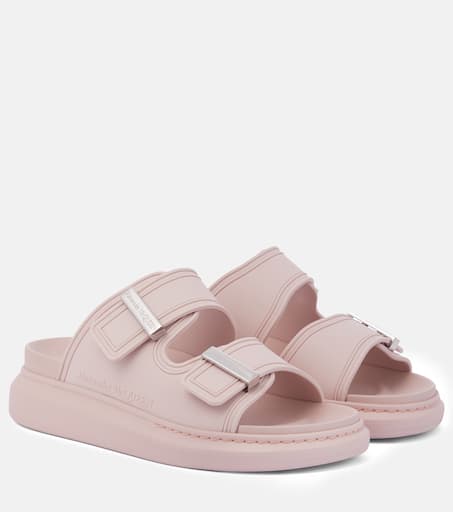 ALEXANDER MCQUEEN 'Punk’ sandals Pink 709991WHSWD ALEXANDER MCQUEEN Punk Stud Spike Heeled Sandals Coral Pink