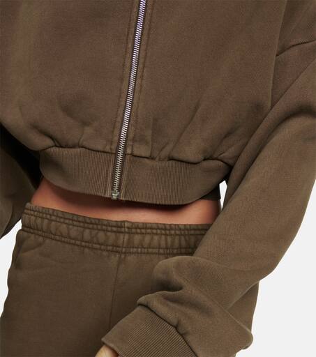 Brown online cropped hoodie