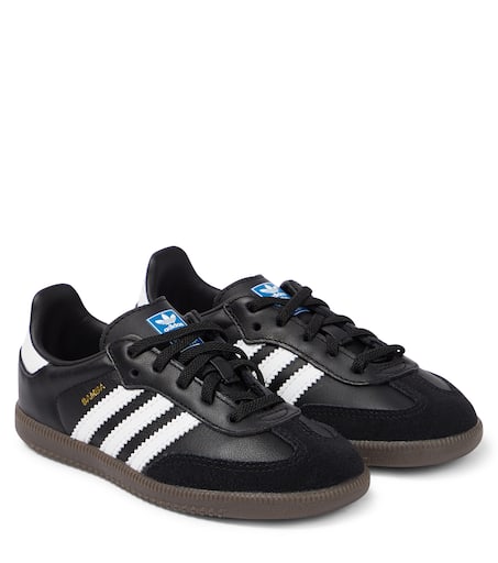 Samba OG leather sneakers in black Adidas Originals Kids Mytheresa