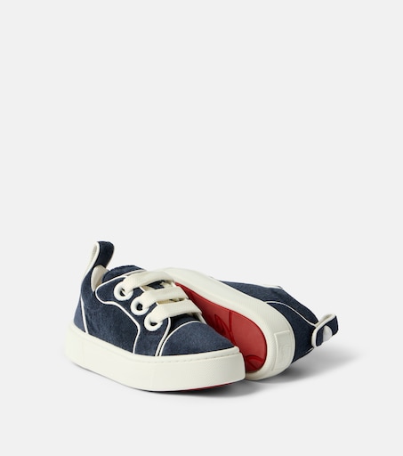 Christian Louboutin Kids 토이 테리 스니커즈