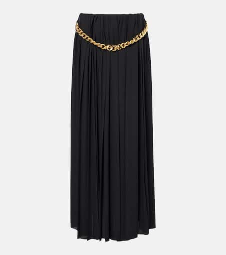 Black maxi skirt pleated new arrivals