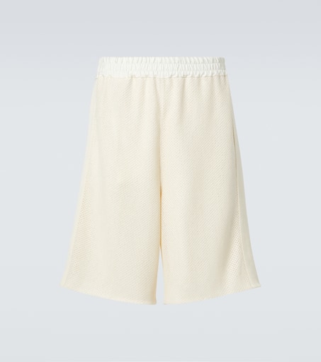 パンツ JIL SANDER Ivory Cotton Bermuda Shorts Jil Sander Cotton bermuda shorts - White | JPUS663137MS246500280