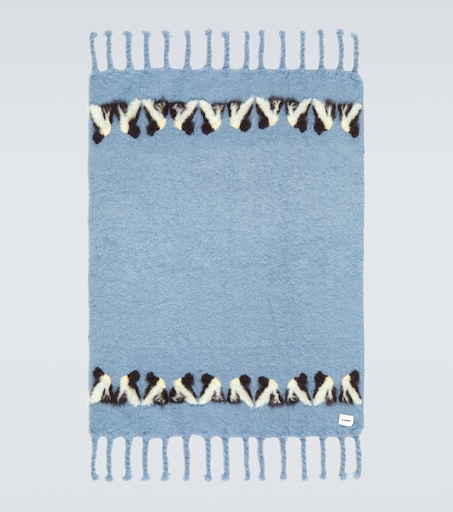 Mohair and wool-blend scarf in blue - Jil Sander | Mytheresa