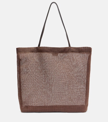 国内完売★THE ROW Barn ivory mesh tote bag Barn Tote Bag White in Mesh – The Row